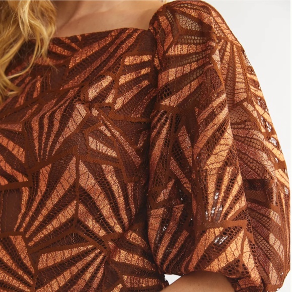 ANTHROPOLOGIE Shine Lace Blouse - Eva Franco - Picture 3 of 7